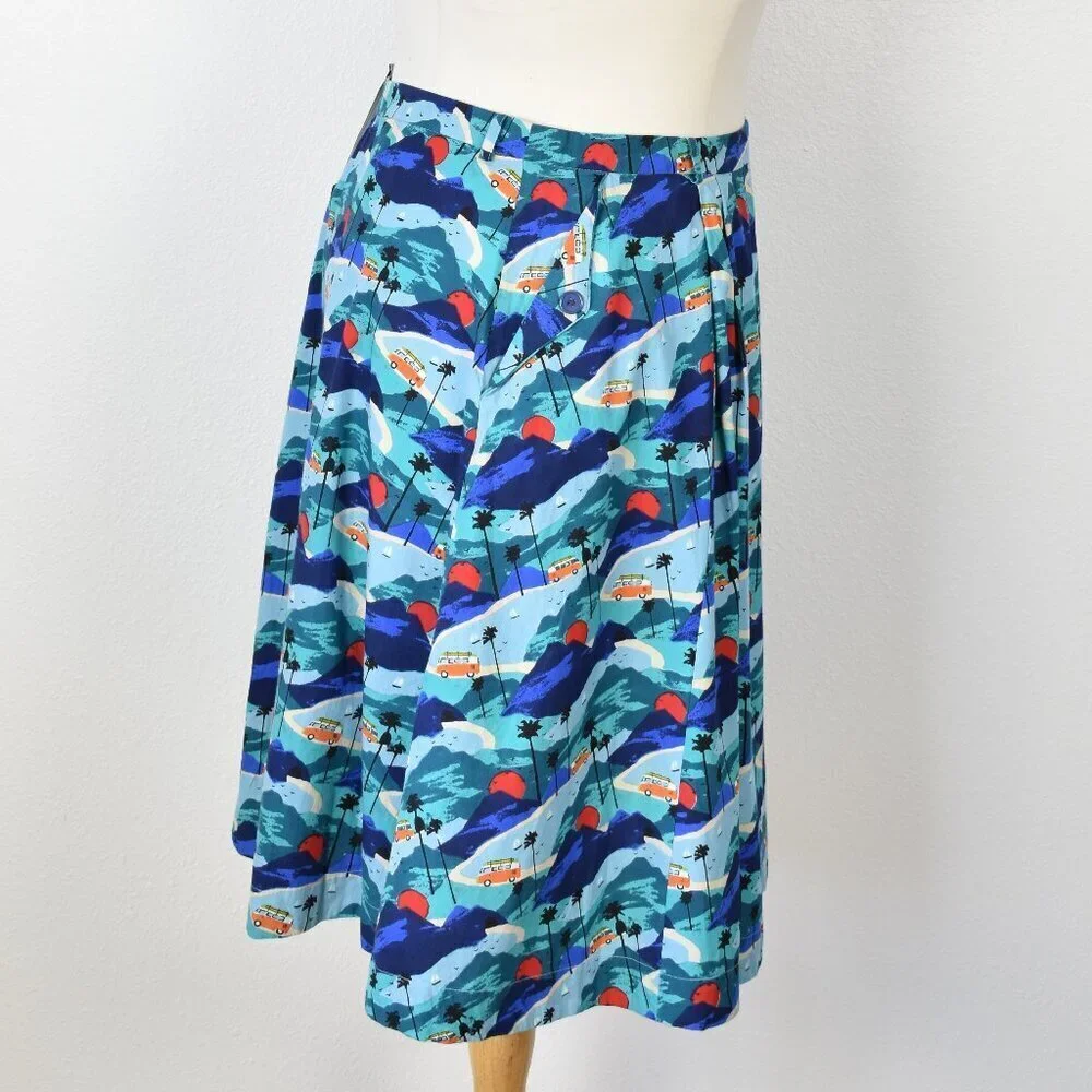 Emily and Fin ModCloth Pippa Skirt Road Trippin NEW - 3X - Picture 7 of 11